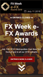 Mobile Screenshot of fxweekefxawards.com